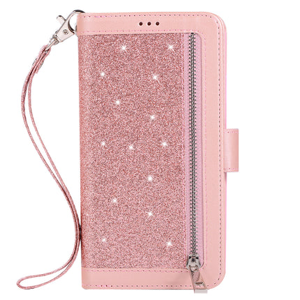 PU Leather Mobile Phone Case Cover Compatible Cases with Glitter