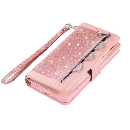 PU Leather Mobile Phone Case Cover Compatible Cases with Glitter