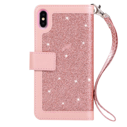 PU Leather Mobile Phone Case Cover Compatible Cases with Glitter