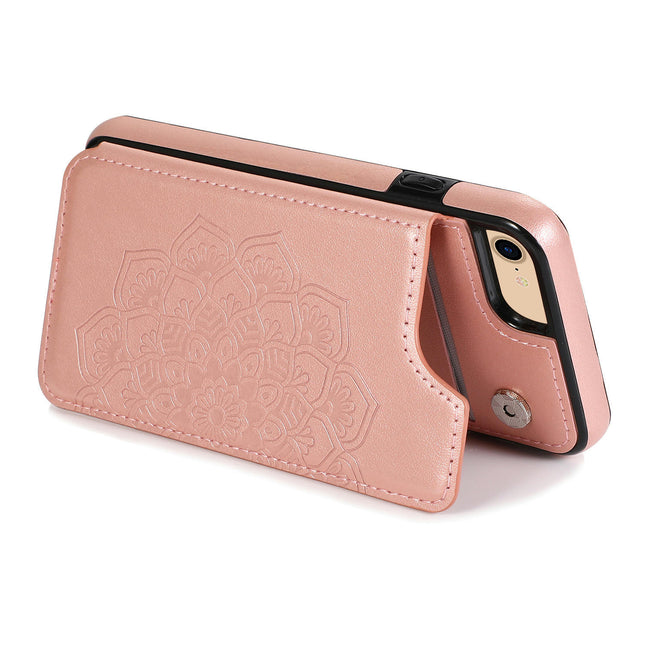 PU Leather Mobile Phone Case Cover Compatible Cases Kickstand Card Slots