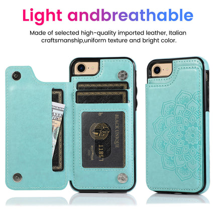 PU Leather Mobile Phone Case Cover Compatible Cases Kickstand Card Slots