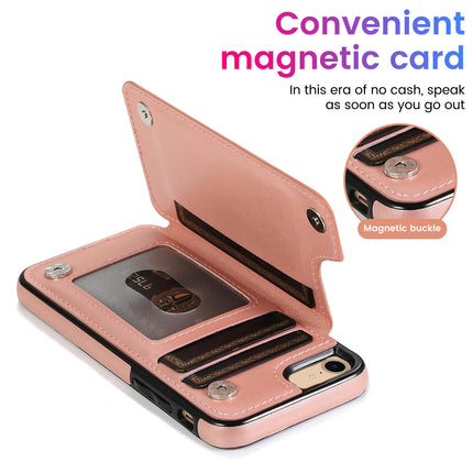 PU Leather Mobile Phone Case Cover Compatible Cases Kickstand Card Slots