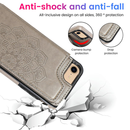 PU Leather Mobile Phone Case Cover Compatible Cases Kickstand Card Slots