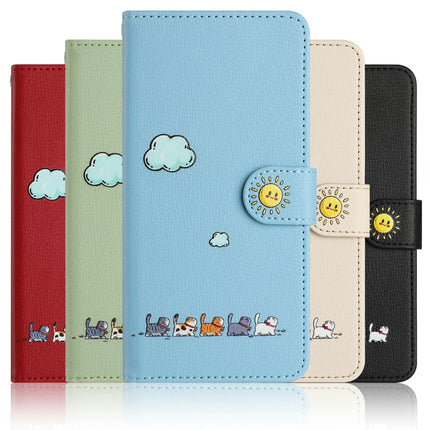 Cute PU Leather Mobile Phone Case Cover Compatible Cases-A