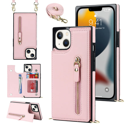 PU Leather Zipper Mobile Phone Case Cover Compatible Cases with Card Holder