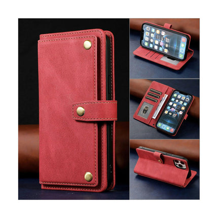 PU Leather Mobile Phone Case Cover Compatible Cases with Card Holder-B