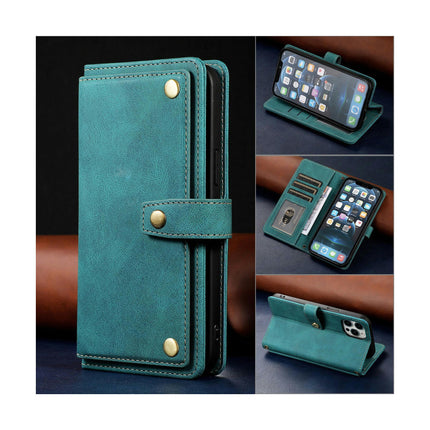 PU Leather Mobile Phone Case Cover Compatible Cases with Card Holder-B