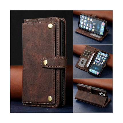 PU Leather Mobile Phone Case Cover Compatible Cases with Card Holder-B