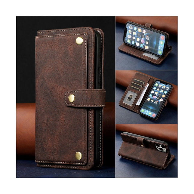 PU Leather Mobile Phone Case Cover Compatible Cases with Card Holder-B 1