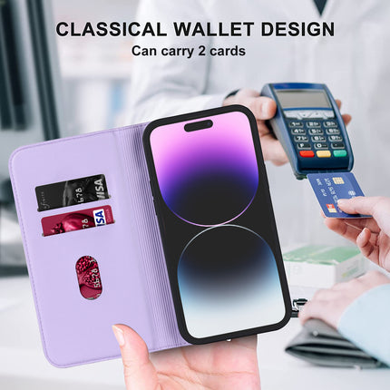 PU Leather Mobile Phone Case Cover Compatible Cases with Wireless Charging