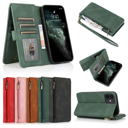 Stand PU Leather Folio Flip Mobile Phone Case Cover Compatible Cases