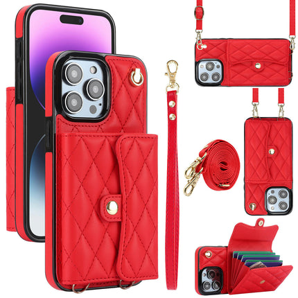 Wrist Strap And Lanyard Mobile Phone Case Cover Compatible Cases with Card Slots