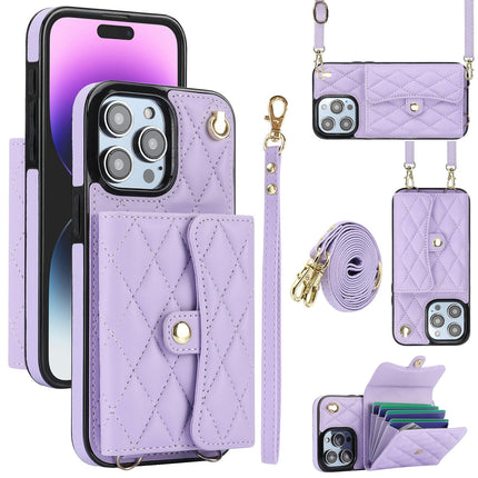 Wrist Strap And Lanyard Mobile Phone Case Cover Compatible Cases with Card Slots