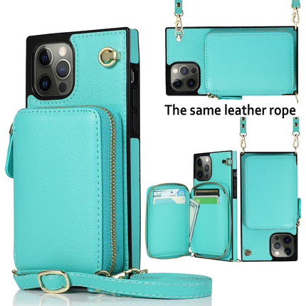 PU Leather Zipper Handbag Purse Mobile Phone Case Cover Compatible Cases