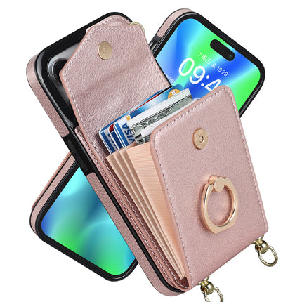 PU Leather Purse Mobile Phone Case Cover Compatible Cases With ring