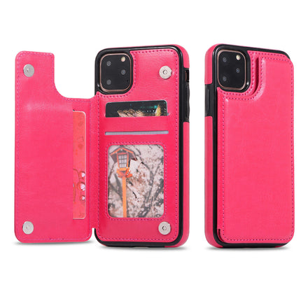 Mobile Phone Case Cover Compatible Cases with Double Magnetic Clasp