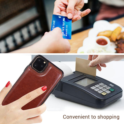 Mobile Phone Case Cover Compatible Cases with Double Magnetic Clasp