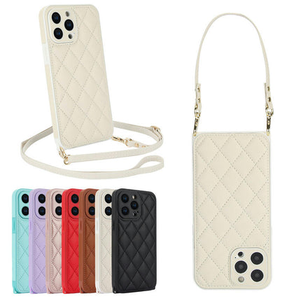 Leather Mobile Phone Case Cover Compatible Cases with Lanyards or Wrist Strap