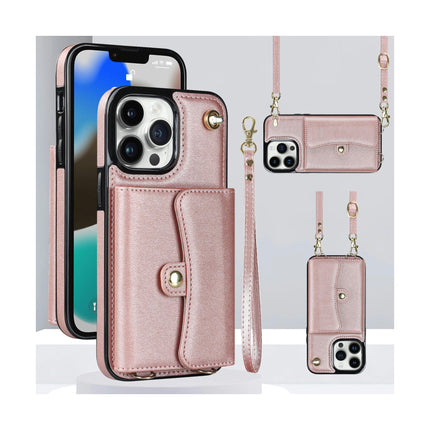 Leather Mobile Phone Case Cover Compatible Cases with Lanyards and Wrist Strap