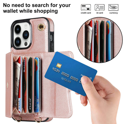 Leather Mobile Phone Case Cover Compatible Cases with Lanyards and Wrist Strap