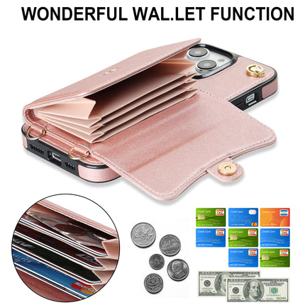 Leather Mobile Phone Case Cover Compatible Cases with Lanyards and Wrist Strap