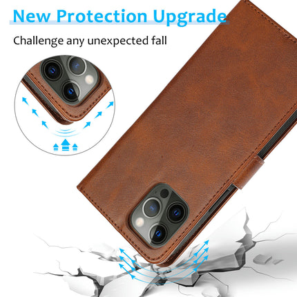 Leather Mobile Phone Case Cover Compatible Cases with Magnetic and Wrist Strap