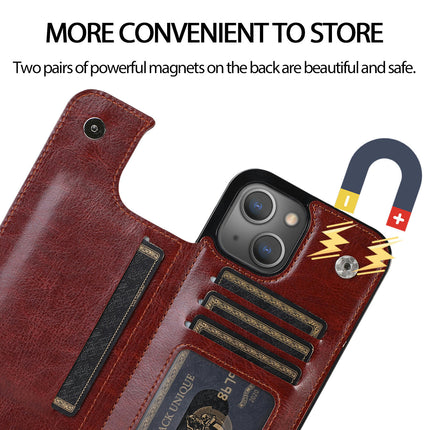 Mobile Phone Case Cover Compatible Cases with Double Magnetic Clasp-A