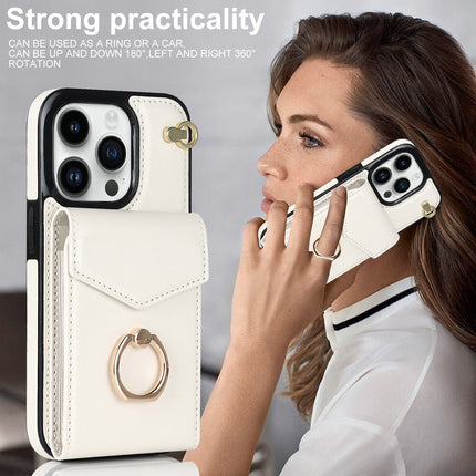 PU Mobile Phone Case Cover Wallet with Ring Compatible Cases