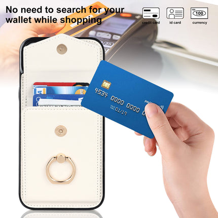 PU Mobile Phone Case Cover Wallet with Ring Compatible Cases