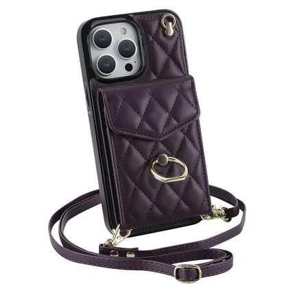 Mobile Phone Case Cover Wallet with Ring Lanyard Compatible Cases