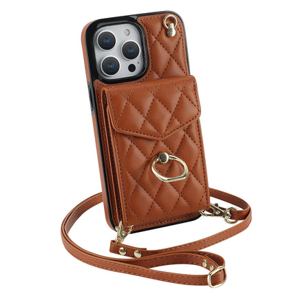 Mobile Phone Case Cover Wallet with Ring Lanyard Compatible Cases