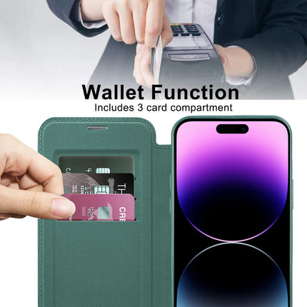 Leather Mobile Phone Case Cover Compatible Cases With Wireless Charging-A