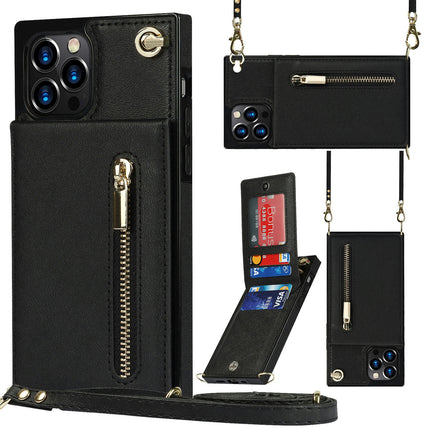 Mobile Phone Case Cover PU Leather Compatible Cases with Crossbody Lanyard