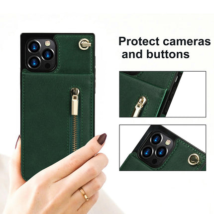 Mobile Phone Case Cover PU Leather Compatible Cases with Crossbody Lanyard