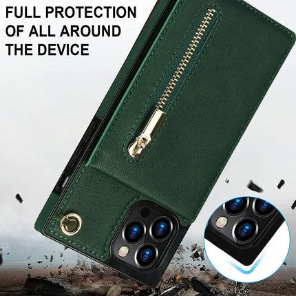 Mobile Phone Case Cover PU Leather Compatible Cases with Crossbody Lanyard