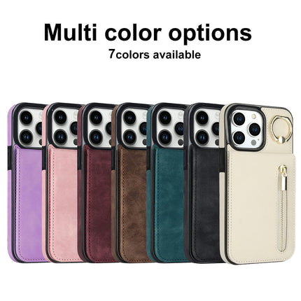 Mobile Phone Case Cover PU Leather Compatible Cases with Ring