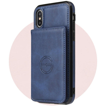 Leather Mobile Phone Case Cover Magnetic with Card Holder Compatible Cases