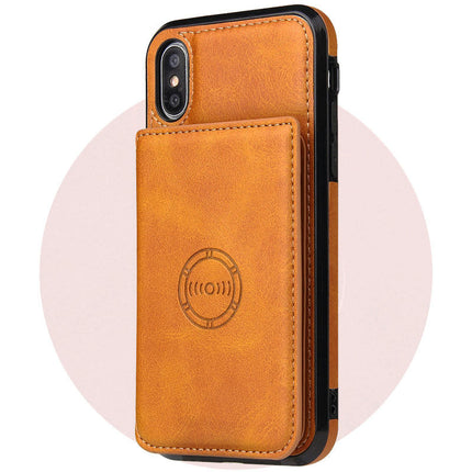 Leather Mobile Phone Case Cover Magnetic with Card Holder Compatible Cases