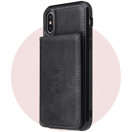 Leather Mobile Phone Case Cover Magnetic with Card Holder Compatible Cases