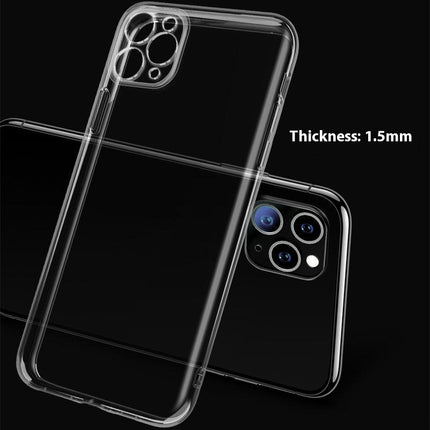 Transparent TPU Soft Shell Mobile Phone Case Cover Compatible Cases-A