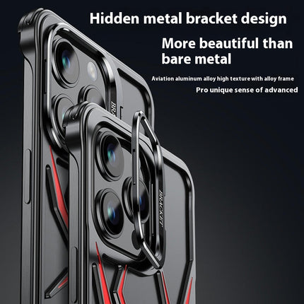 Metal Mobile Phone Case Cover Compatible Cases with Stand