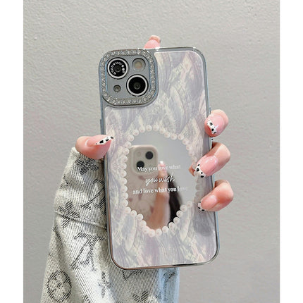 Mobile Phone Case Cover Compatible Cases with Mirror