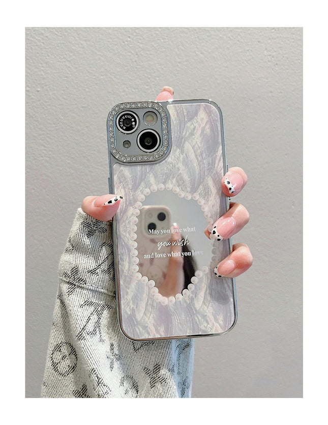 Mobile Phone Case Cover Compatible Cases with Mirror