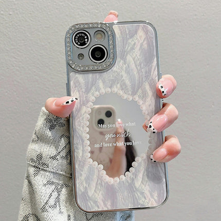 Mobile Phone Case Cover Compatible Cases with Mirror