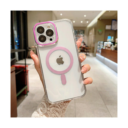 Transparent Mobile Phone Case Cover Compatible Case with Magnetic