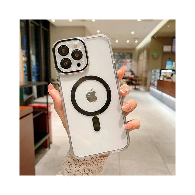 Transparent Mobile Phone Case Cover Compatible Case with Magnetic