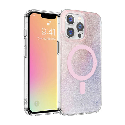 Glitter Mobile Phone Case Cover Compatible Case with Magnetic