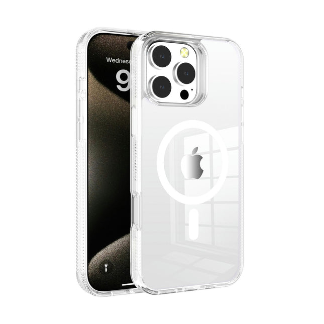 Transparent Mobile Phone Case Cover Compatible Case with Magnetic-A