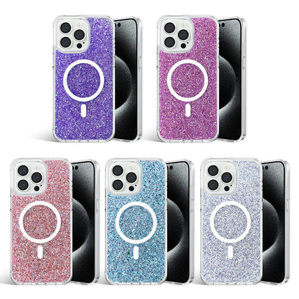 Glitter Mobile Phone Case Cover Compatible Case with Magnetic-A