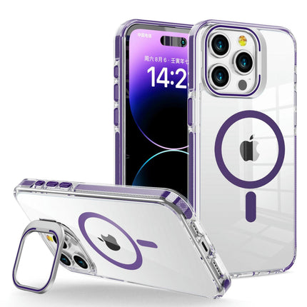 Transparent Mobile Phone Case Cover Compatible Cases With Stand and Magnetic